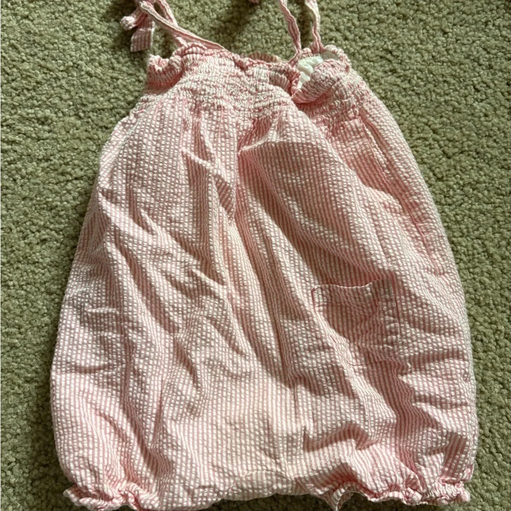 Janie and jack pink baby one piece pink jumper up to 12 months